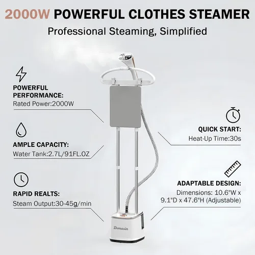 Vista 7 de Vaporizador de ropa de pie (Vaporizador de Ropa 1)