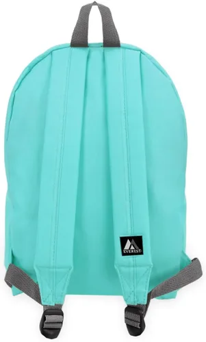 Vista 4 de Everest mochila clásica para equipaje, Verde agua), 1045K-AQ Azul aguamarina