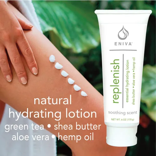 Vista 2 de Eniva Crema hidratante prémium para cuerpo y cara para piel seca, loción hidratante natural, no grasa, fragancia ligera, (6 onzas)