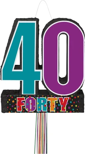 Vista 4 de Cinta de premio de cumpleaños de 40 cumpleaños