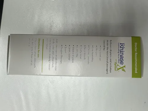 Vista 6 de Rhinase X Mist Paquete de 3 con agentes humectantes duales, sales duales y ahora xilitol para ofrecer la mejor opción para una nariz hidratada