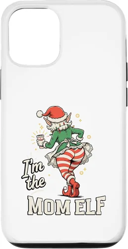 Vista 28 de I'm The Mom Elf Funny Matching Family Christmas Group Case for iPhone 16
