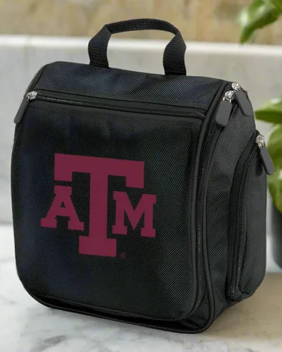 Vista 2 de Broad Bay Texas A&M - Neceser o kits de afeitado para hombre, organizador de viaje colgante, Multicolor Negro, Tamaño único, Texas A&m - Neceser