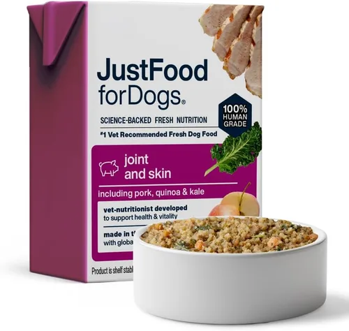 Vista 15 de JustFoodForDogs Pantry Fresh - Alimento húmedo para perros, comida completa o comida para perros, receta de comida para perros de cordero y arroz