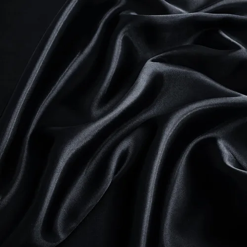 Vista 5 de Aormenzy Paquete de 60 Servilletas de Satén Negro de 17 x 17 Servilletas Sedosas, Servilletas de Tela para Fiestas Servilletas Cuadradas de Satén