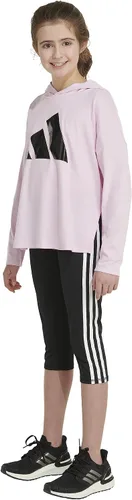 Vista 6 de adidas Camiseta de manga larga con capucha para niña
