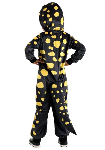 Vista 4 de Disfraz de Salamandra Manchada para Niños Multicolor