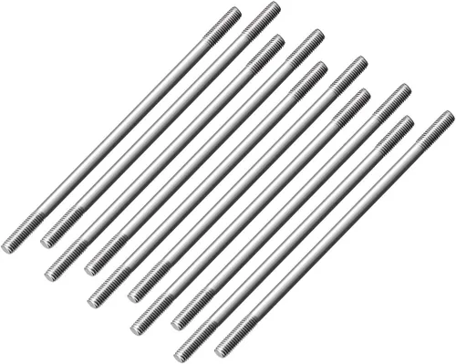 Vista 9 de uxcell M3x25mm Conector Varilla de Acero Inoxidable Varillaje de Varilla, para RC Barco, Coche, Avión, Helicóptero, 10pcs