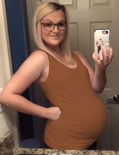 Vista 2 de Camiseta sin mangas para maternidad, tallas grandes