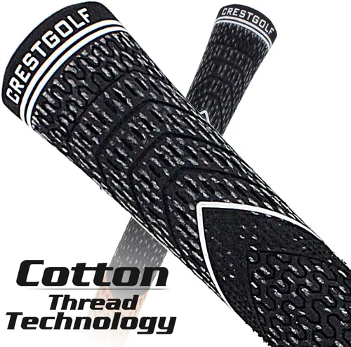 Vista 2 de Crestgolf Golf Grip Kit All-Weather Control Thread Technology Rubber Combine with Cotton Yard, Anti-Slip Naranja