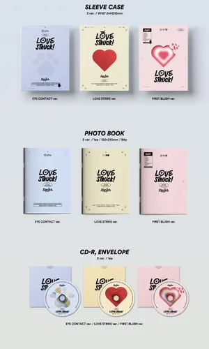 Vista 3 de KEP1ER LOVESTRUCK! The 4th Mini Album LOVE STRIKE Ver. K-POP SEALED