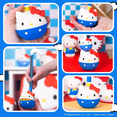 Vista 8 de Otamatone Classic Hello Kitty [licencia oficial de Sanrio] Instrumento musical electrónico de personaje japonés Sintetizador portátil de Japón Maywa