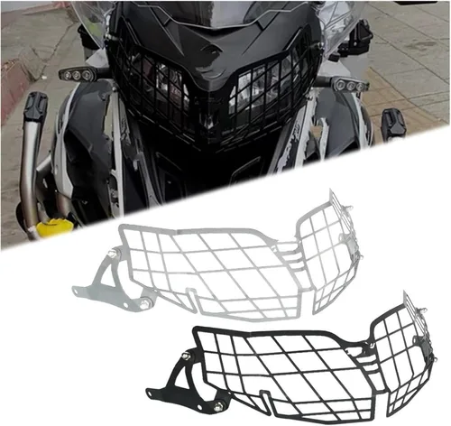 Vista 3 de Headlight Grill Guard Motorcycle Headlight Headlamp Grille Shield Guard Cover Protector for TRK 502 502X TRK502 TRK502X 2018 2019 2020 2021