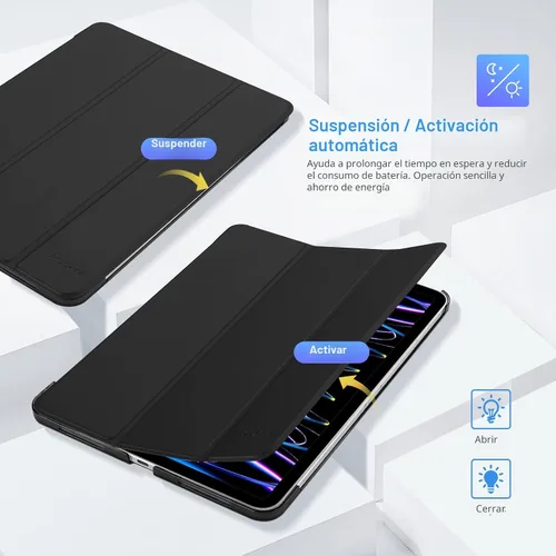 Vista 8 de Funda ProCase para iPad Pro de 11 Pulgadas 2022/2021/2020/2018, Funda Inteligente con Soporte Delgado y Carcasa Dura para iPad Pro de 11 Pulgadas 4ª