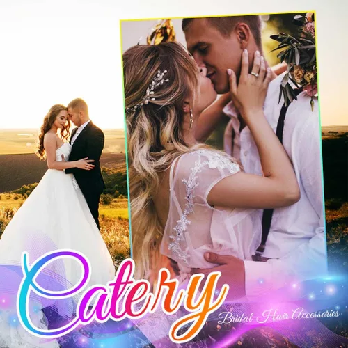 Vista 7 de Catery Diadema dorada con diamantes de imitación para novias y mujeres