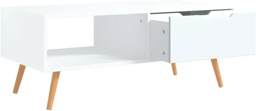 Vista 4 de Mesa auxiliar, mesa de centro elevable, mesa de centro cuadrada adecuada para sala de estar, oficina, balcón, estudio, sala de estar familiar
