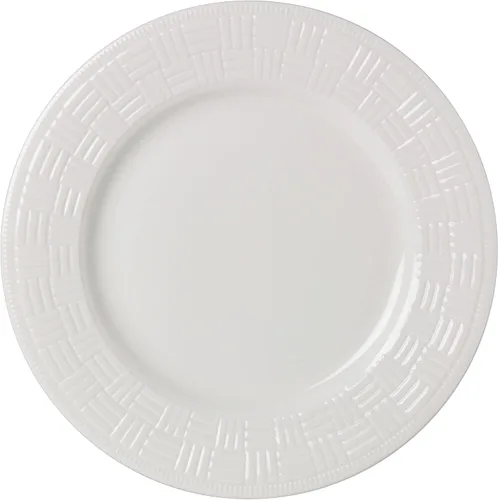 Vista 5 de Mikasa Ashlyn Juego de Vajilla de Porcelana Ósea Vegana Resistente a Astillas de 12 Piezas, Servicio para 4