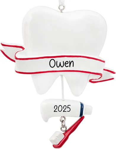Vista 7 de Adorno de Navidad personalizado de ambulancia 2026 – Personalización gratuita Regalo de recuerdo único para paramédicos médicos de emergencia EMT