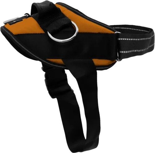 Vista 14 de ShawnCo Arnés esencial para perro, chaleco sin tirones para mascotas con 3 clips de correa, sin estrangulamiento, reflectante, ajustable
