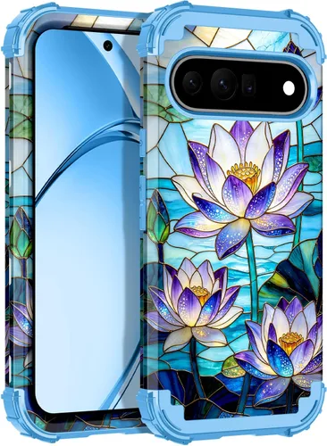 Vista 27 de Rancase Funda para Google Pixel 10 Pro XL 2025, brilla en la oscuridad de tres capas [protección de grado militar] resistente a prueba de golpes