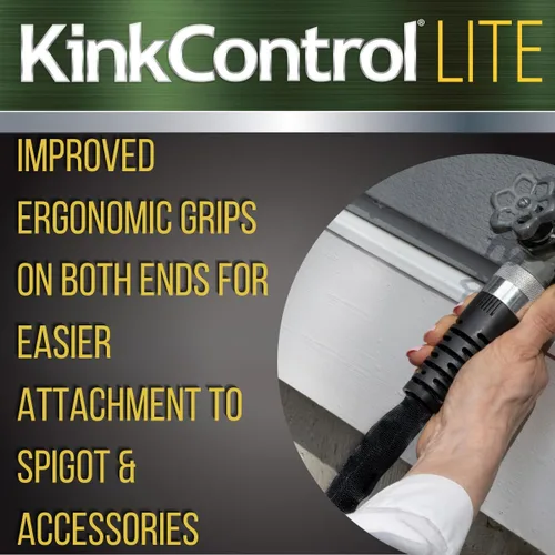 Vista 3 de Kink Control Lite, no se expande ni estalla, extremadamente ligera, manguera de jardín, manguera de agua con resistencia superior a los rayos UV