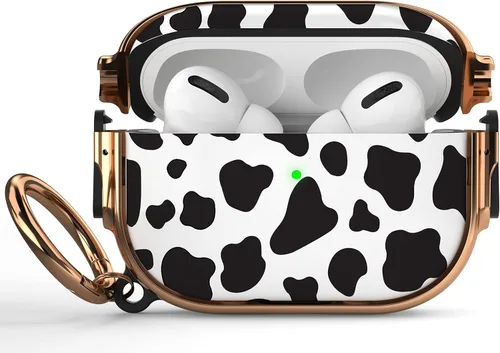Vista 58 de Maxjoy Funda para AirPods 3 con cerradura, funda protectora rígida de 3ª generación para AirPod de 3ª generación para mujeres y hombres con llavero