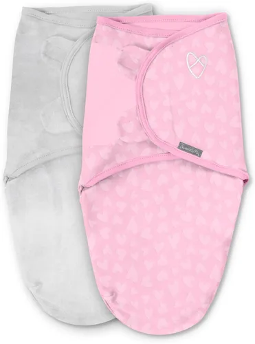 Vista 16 de SwaddleMe - Manta original para bebé, talla S/M, de 0 a 3 meses, paquete de 5 (diseño de amapolas bonitas)