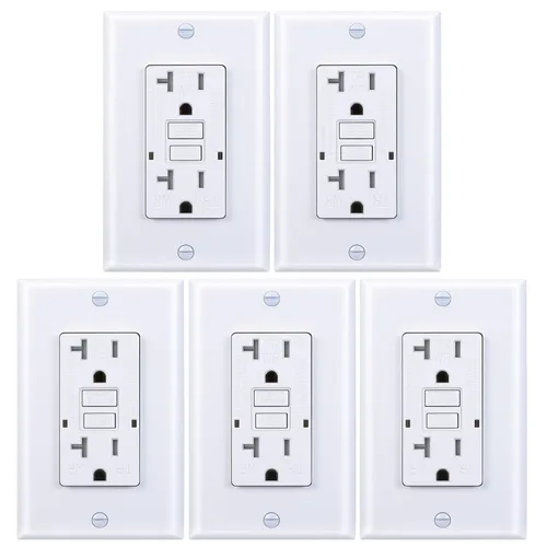 Vista 10 de 3GRACE - Salida GFCI de 20 amperios, receptáculo resistente a manipulaciones y a la intemperie para uso en interiores o exteriores, indicador LED