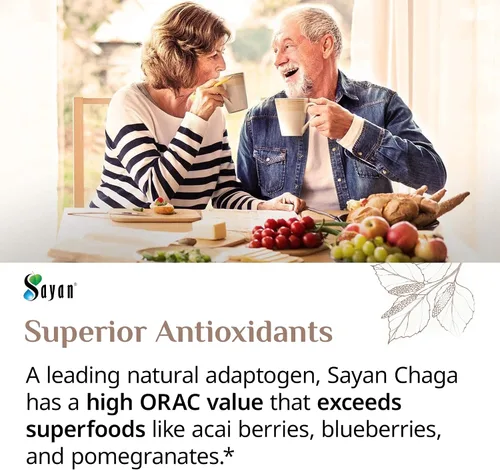 Vista 9 de Polvo extracto hongo chaga siberiano. Súper antioxidante, ayuda al sistema inmune., 2 onza, 1