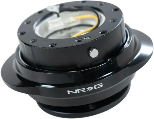 Vista 2 de NRG Innovations NRG-SRK-220BK GEN 2.2 Adaptador de liberación rápida para volante, 6 agujeros y patrones de pernos 6x70 y 6x74mm Cuerpo negro/anillo