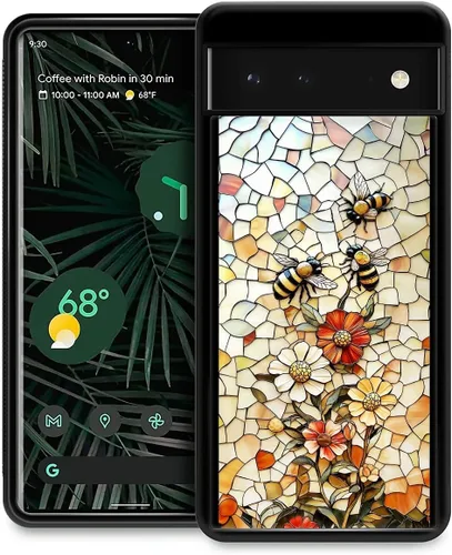 Vista 103 de Compatible con Google Pixel 4A 5G Mobile Case Creative Acrylic Back Panel Silicona Edge Case Slim Protección Especialmente para Google Pixel 4A 5G