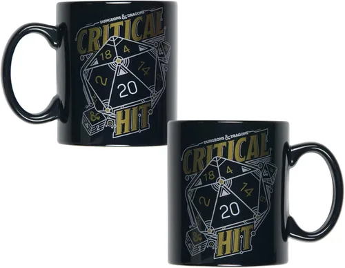 Vista 3 de JUST FUNKY Dados Dungeons and Dragons Critical Hit D20 de 16 onzas