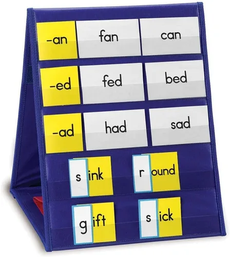 Vista 2 de Tablero de mesa Learning Resources Pocket Chart, herramienta para el aula