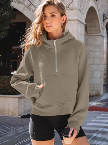 Vista 5 de AUTOMET Womens Hoodies Fleece Fall Fashion Outfits Workout Sweatshirts Winter Jackets Oversized Pullover Tops Clothes 2025
