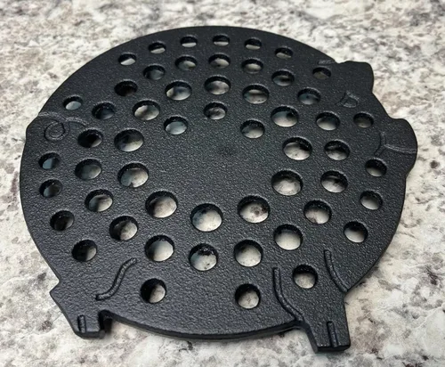 Vista 2 de King Kooker Salvamanteles Iron Pig Negro Grande