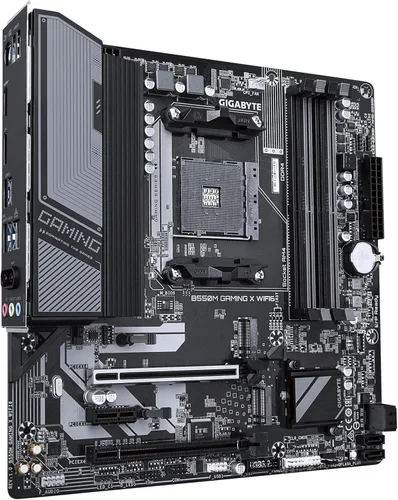 Vista 6 de GIGABYTE Placa base B550M Gaming X WIFI6, compatible con procesadores AMD AM4 Ryzen 5000, Micro-ATX, DDR4, 2X M.2, PCIe 4.0, WIFI6, LAN de 1GbE
