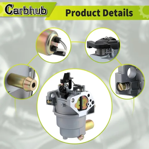 Vista 6 de Carbhub 951-05149 Carburador para Cub Cadet 4P90JUC 4P90JUE 420cc 4P90MUC 4P90MUD CC760ES CC30 Carburador, para Husky 13W277SS031 13W277SS231