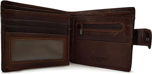 Vista 79 de Hombres Cool Eagle Wolf Caballo Totem Cuero Vaca Vertical Cartera Cremallera Multi-tarjeta Titular, Tótem de caballo, Minimalista