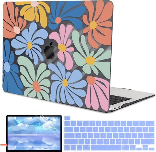 Vista 16 de Funda compatible con MacBook Pro de 13 pulgadas 2022 2021-2020 versión A2338 M2/M1 A2251 A2289 A2159 A1989 A1706 Touch ID, carcasa rígida