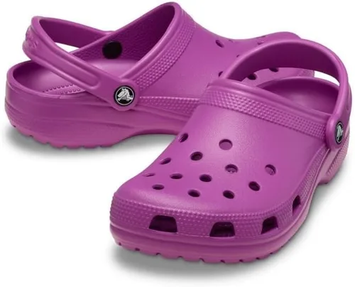 Vista 4 de Crocs Zuecos clásicos unisex para adultos 10001-5BV morado M10W12