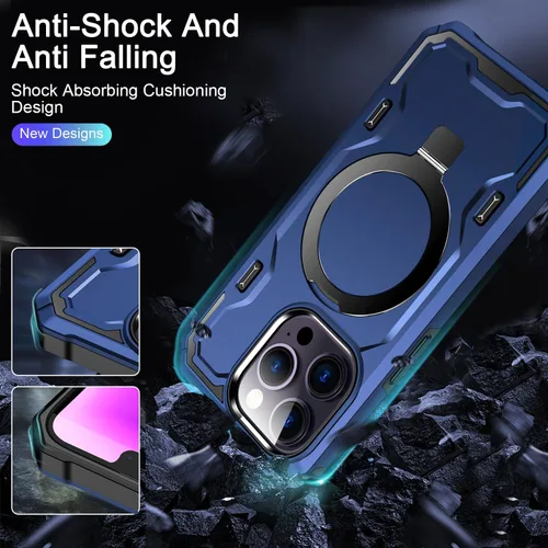 Vista 2 de Funda para iPhone 13 Pro de 6.1 pulgadas, compatible con Azul