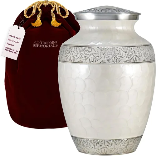 Vista 11 de Trupoint Memorials Urna Extra Grande para Cenizas de Adultos Hombres o Mujeres de Hasta 300 Libras – Urnas de Cremación para Cenizas Humanas, Urnas