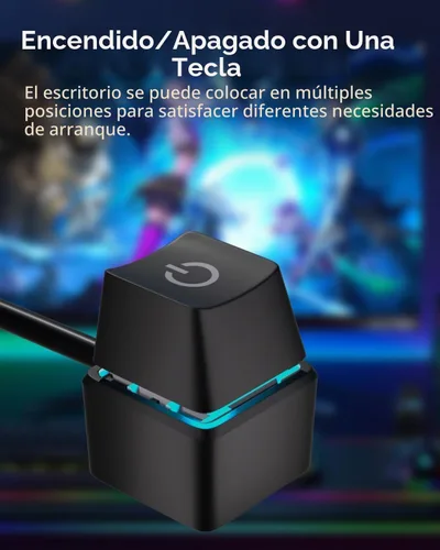 Vista 3 de Oddtone Botón de encendido para PC, interruptor de alimentación LED externo de escritorio encendido/apagado, 65 pulgadas, botón de inicio de PC