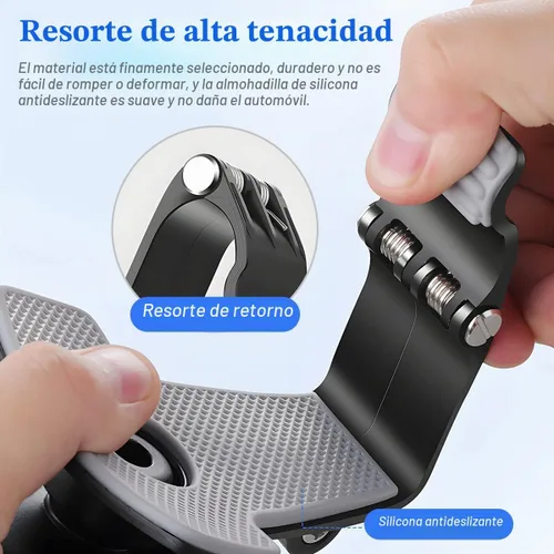 Vista 3 de zipelo Soporte para Teléfono de Coche, Soporte de Teléfono Celular de ABS para Auto, Soporte de Teléfono Celular de Salpicadero de 1400 Grados