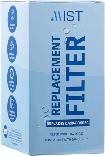 Vista 9 de Mist DA29-00003G Reemplazo del filtro de agua para refrigerador Samsung DA29-00003F, HAFCU1, Aqua-Pure Plus, Kenmore HAFIN1 – Certificado NSF 42