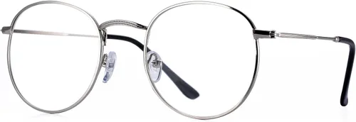 Vista 16 de Pro Acme Round Metal Glasses for Women Men, Vintage Clear Lens Eyewear A1 - Oro