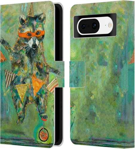 Vista 12 de Head Case Designs Wyanne Quiet Creative Animals 2 - Funda de piel con licencia oficial para Google Pixel 8 Silencioso creativo