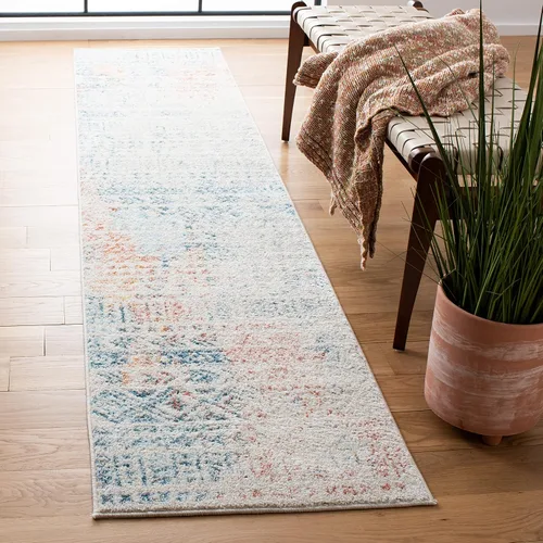 Vista 7 de SAFAVIEH Tulum Collection - Alfombra decorativa de 2 x 5 pies, diseño marroquí bohemio envejecido, no desprende pelusa y de fácil cuidado, ideal