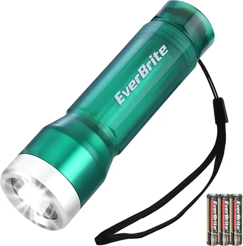 Vista 13 de Everbrite linterna mini, linterna LED con 3 modos, incluye 3 pilas AAA, linterna pequeña resistente al agua para emergencias y campamento, rosa