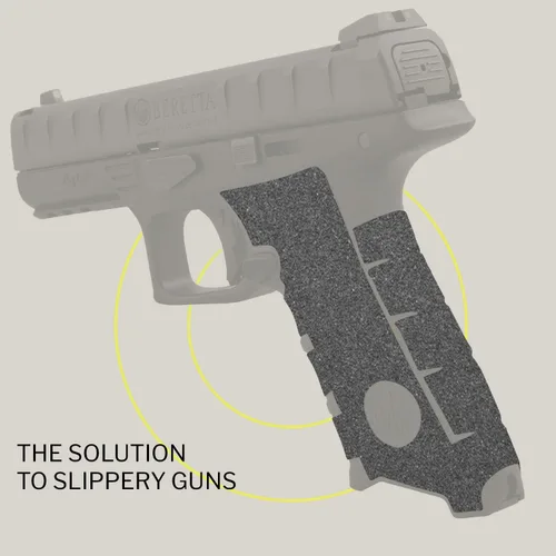 Vista 5 de TALON Grips Empuñadura adhesiva para pistola – Compatible con Beretta APX tamaño completo 0.354 in / .40 S & W – Fabricado en los Estados Unidos
